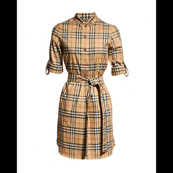 Burberry New w Tags Giovanna Checkered Heritage Dress Multiple Sizes - Picture 2 of 5